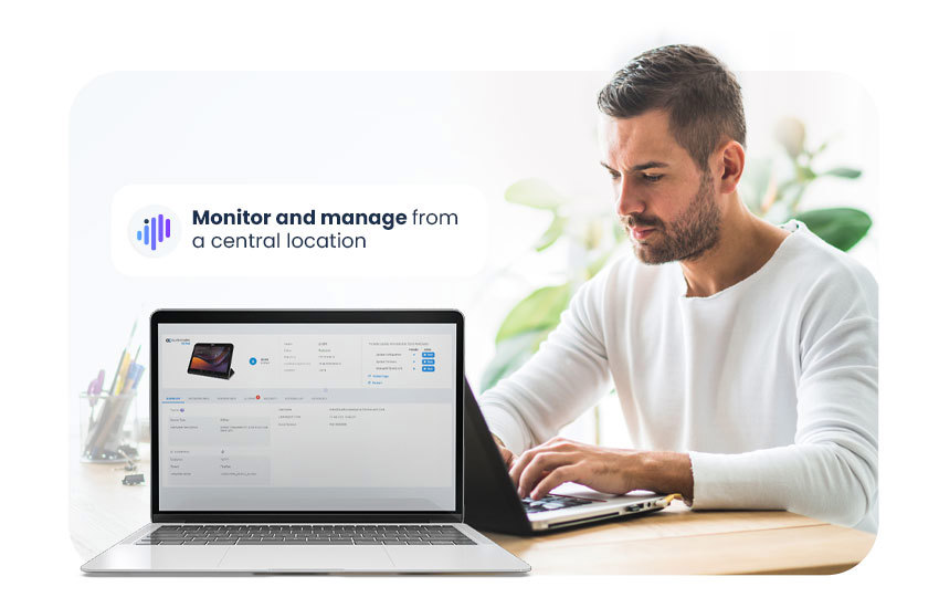 Remote Teams device management and monitoring