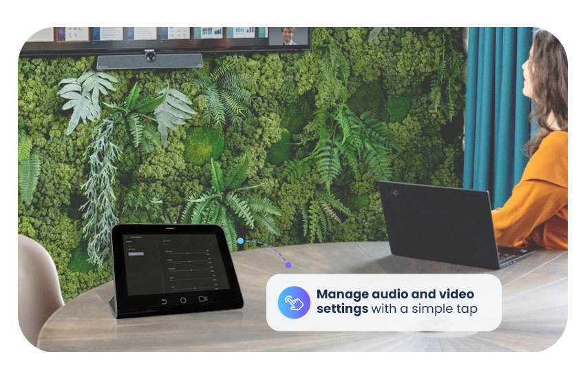 Intuitive Teams meeting touch controller