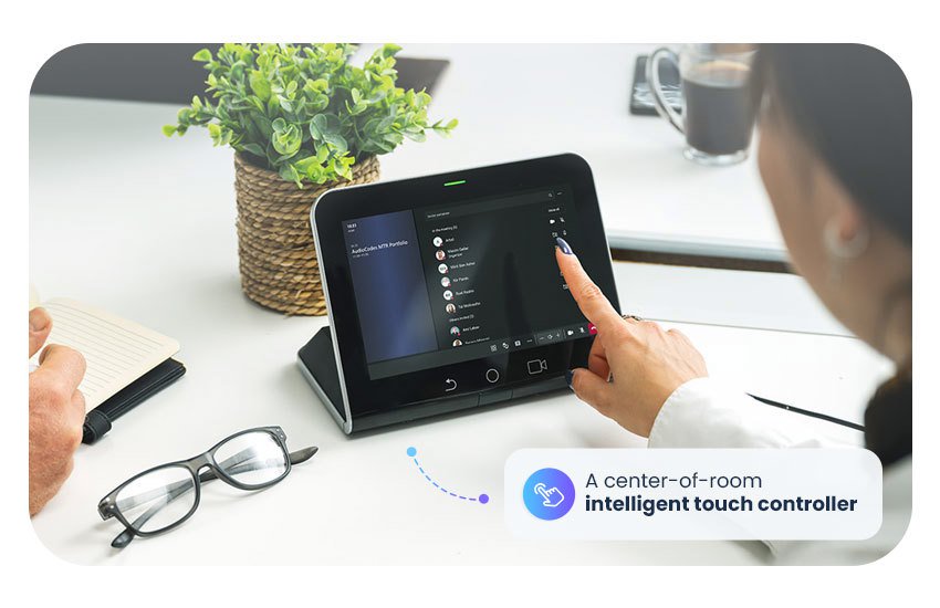 Intelligent Teams room touch controller
